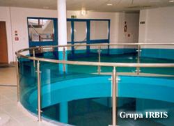 Balustrady nierdzewne, wypełnienie ze szkła bezpiecznego, giętego, barwionego!